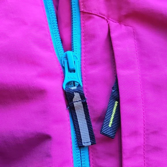 Polarn O. Pyret Pink & Blue All Weather Outdoor Utility Jacket 104 3-4Y - Picture 4 of 10